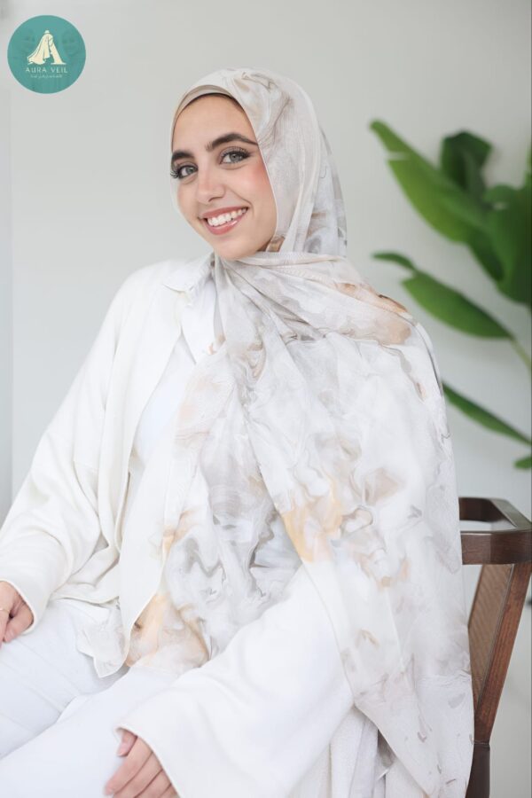 طرحة قطن كويتي ديجيتال مقاس 200*75