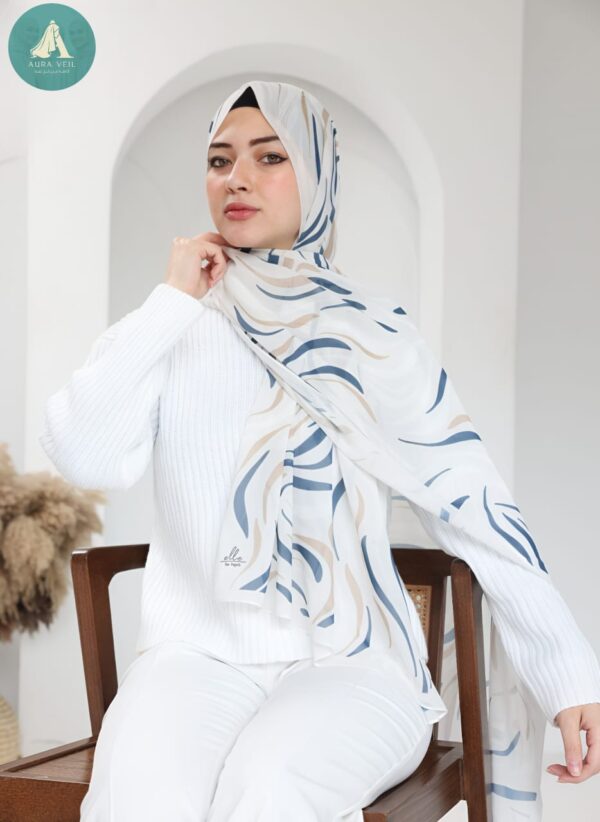 طرحة شيفون ديجيتال مقاس 200×75